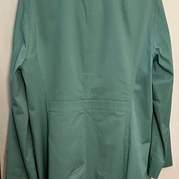 Talbots Mint Green Trench Coat - Picture 4 of 4